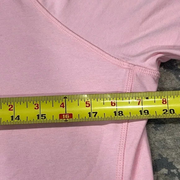 Peter Millar Women's Mélange Raglan-Sleeve Perth Layer in Palmer Pink, Large - Picture 8 of 10